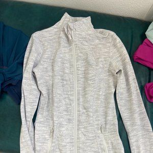 Lululemon Define Jacket Grey Alpine White